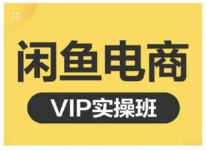 闲鱼电商零基础入门到进阶VIP实战课程，帮助你掌握闲鱼电商所需的各项技能-享创网