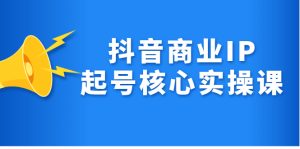 抖音商业IP起号核心实操课，带你玩转算法，流量，内容，架构，变现-享创网