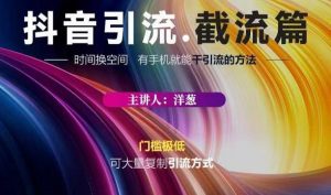 蟹友会·抖音评论区直播间截流,有手+手机就能干,超级简单的引流方式-享创网