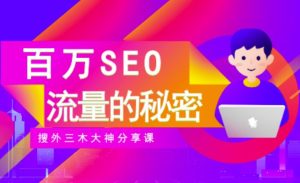 SEO实操培训：玩转百万SEO流量，助力站长快速提升流量（搜外三木大神分享课）-享创网