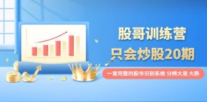 股哥训练营·只会炒股20期：一套完整的股市识别系统，分辨大涨、大跌-享创网