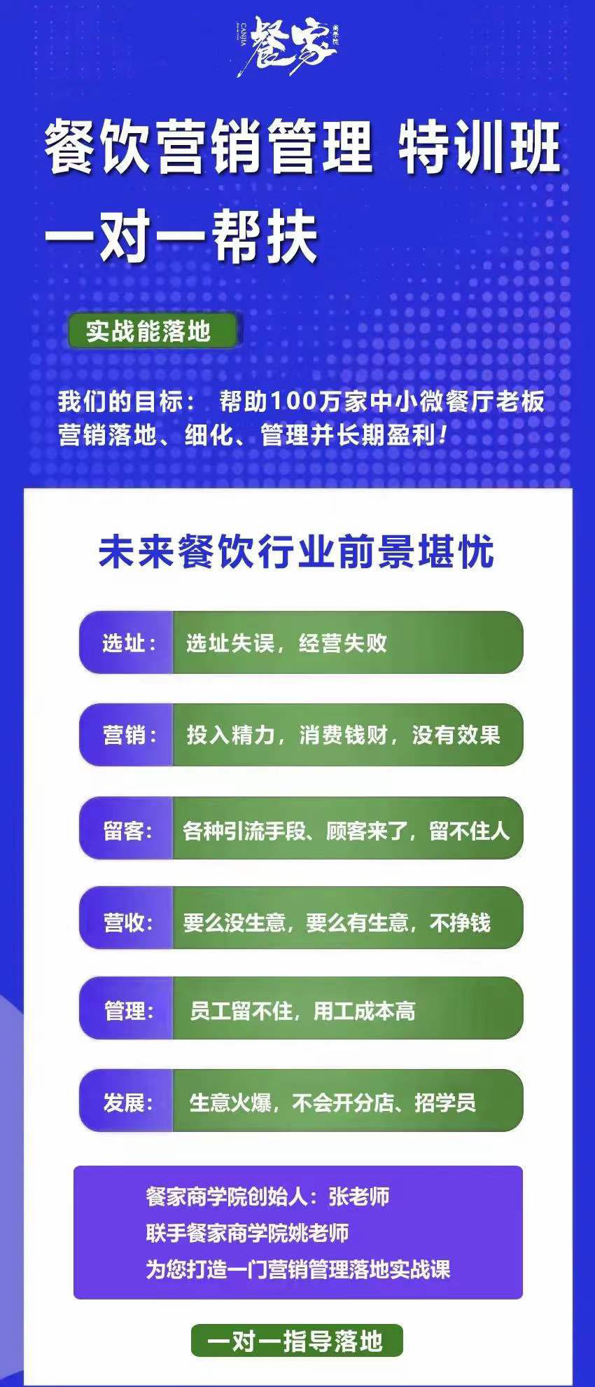 图片[1]-餐饮营销管理特训班：选址+营销+留客+营收+管理+发展-网络创业网