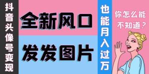 抖音头像号变现0基础教程-享创网