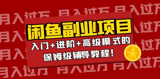 月入过万闲鱼副业项目：入门+进阶+高级模式的保姆级辅导教程-享创网