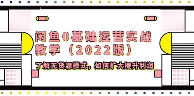 闲鱼0基础运营实战教学（2022版）了解无货源模式，如何扩大提升利润-享创网