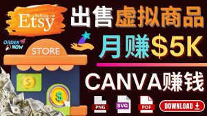 通过Etsy出售Canva模板,操作简单,收益高,月赚5000美元-享创网