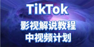 外面收费2980元的TikTok影视解说、中视频教程-享创网