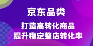 京东电商品类定制培训课程，打造高转化商品提升稳定整店转化率-享创网