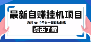【低保项目】最新自赚安卓手机阅读挂机项目,支持70+个平台 一键自动挂机-享创网