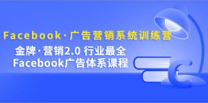 Facebook·广告营销系统训练营:金牌·营销2.0 行业最全Facebook广告·体系-享创网