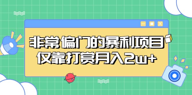 非常偏门的暴利项目-享创网