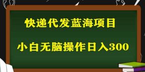 2023最新蓝海快递代发项目，小白零成本照抄-享创网