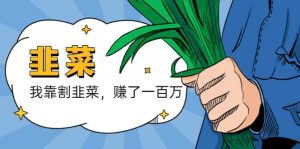 我靠割韭菜 赚了一百万-享创网