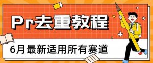 2023年6月最新Pr深度去重适用所有赛道，一套适合所有赛道的Pr去重方法-享创网