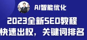 2023最新网站AI智能优化SEO教程,简单快速出权重,AI自动写文章+AI绘画配图-享创网