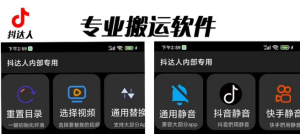 对外收费699抖音傻瓜式一键搬运，起号专用5分钟一个视频《软件+详细教程》-享创网