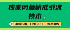 独家闲鱼引流技术,日引300+实战玩法-享创网