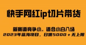 快手网红ip切片新赛道,竞争小事,适合小白 2023蓝海项目-享创网