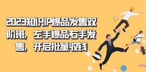 2023知识IP-爆品发售双 阶班,左手爆品右手发售,开启批量收钱-享创网
