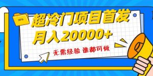 超级冷门项目,粤语动画赛道,十分钟一个原创视频,简单易上手 实测月入1w+-享创网