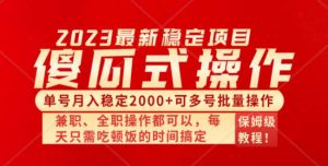 傻瓜式无脑项目 单号月入稳定2000+ 可多号批量操作 多多视频搬砖全新玩法-享创网