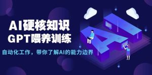 AI硬核知识-GPT喂养训练,自动化工作,带你了解AI的能力边界(10节课)-享创网