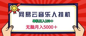 2024网易云音乐人挂机项目,单机日入150+,无脑月入5000+-享创网