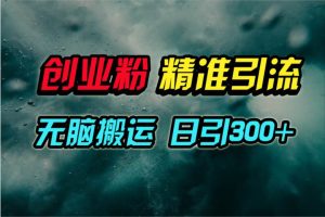 视频号纯搬运日引300+创业粉教程!-享创网