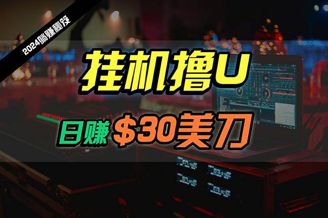 日赚30美刀，2024最新海外挂机撸U内部项目，全程无人值守，可批量放大-享创网