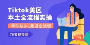 Tiktok-美区本土全流程实操课，带你从0-1跑通全流程（79节课）-享创网