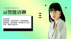 ai智能语聊,单窗口30+单机500+,无脑干!!!-享创网