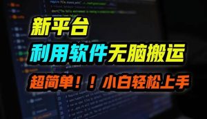 B站平台用软件无脑搬运，月赚10000+，小白也能轻松上手-享创网
