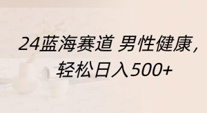 蓝海赛道 男性健康,轻松日入500+-享创网